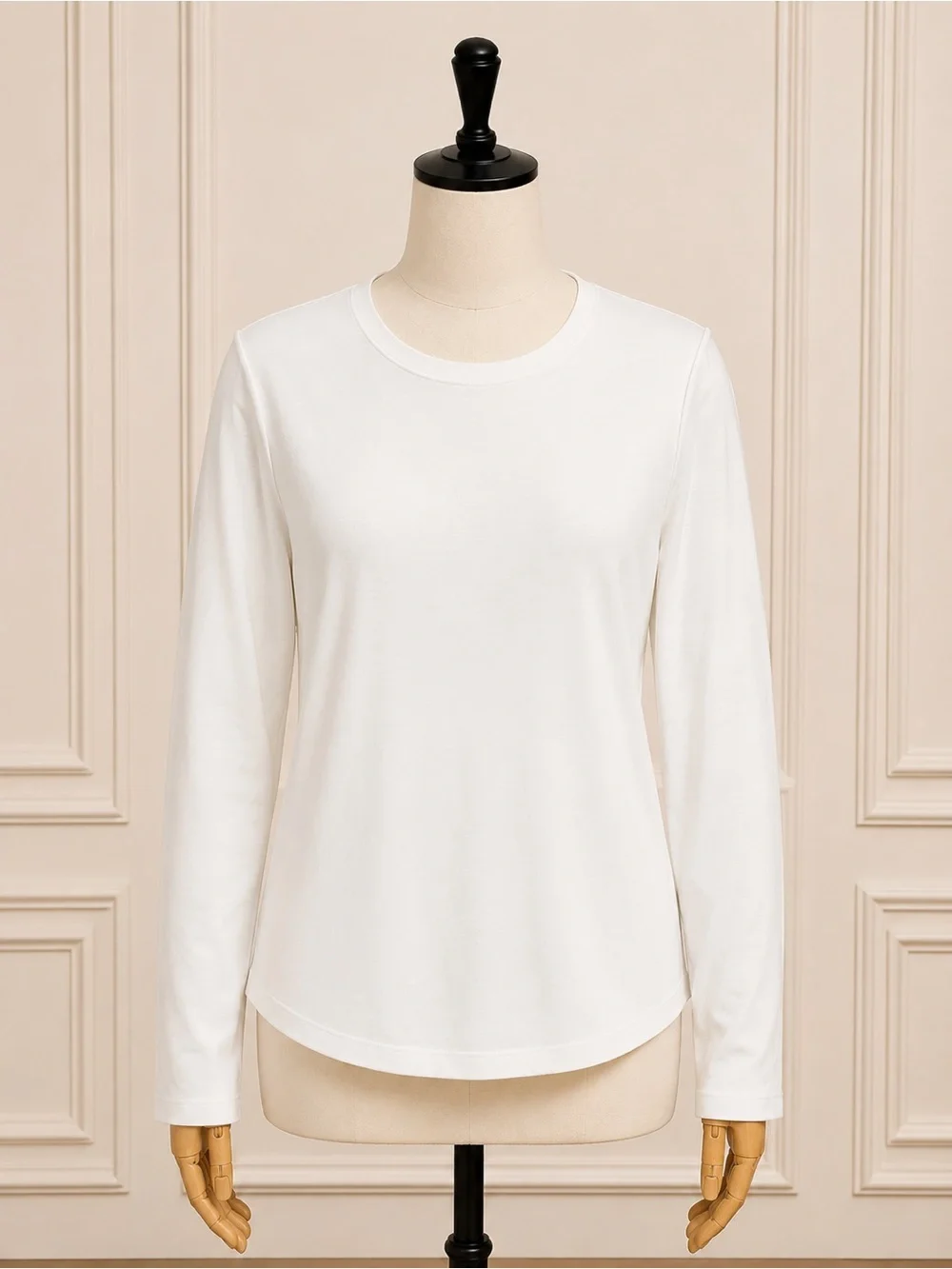 lululemon athletica White Long-Sleeve Crewneck Top